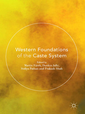cover image of Western Foundations of the Caste System
